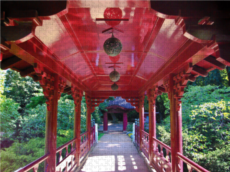 Brücke in japanischem Stil - CALVENDO Foto-Puzzle - calvendoverlag 39.99