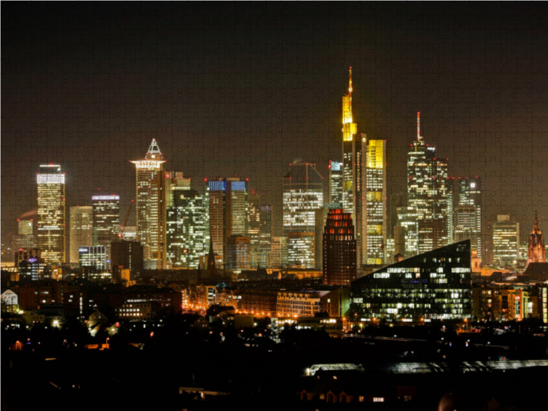 Frankfurt Skyline von Petrus Bodenstaff - CALVENDO Foto-Puzzle - calvendoverlag 39.99