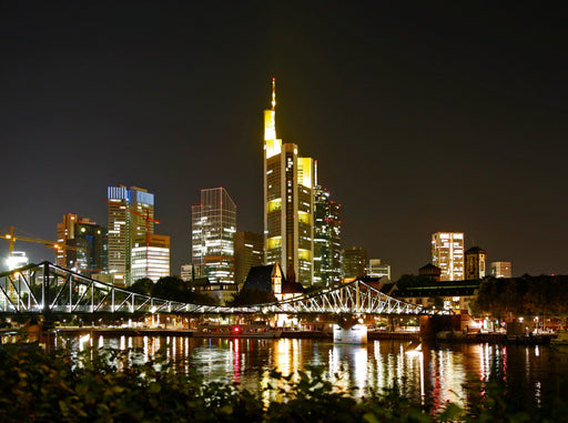 Frankfurt Skyline von Petrus Bodenstaff - CALVENDO Foto-Puzzle - calvendoverlag 39.99