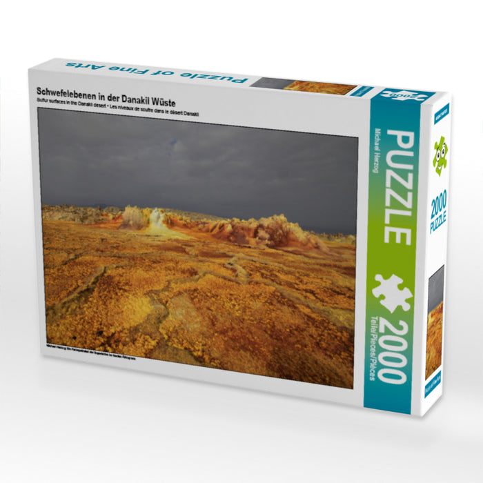 Schwefelebenen in der Danakil Wüste - CALVENDO Foto-Puzzle - calvendoverlag 39.99