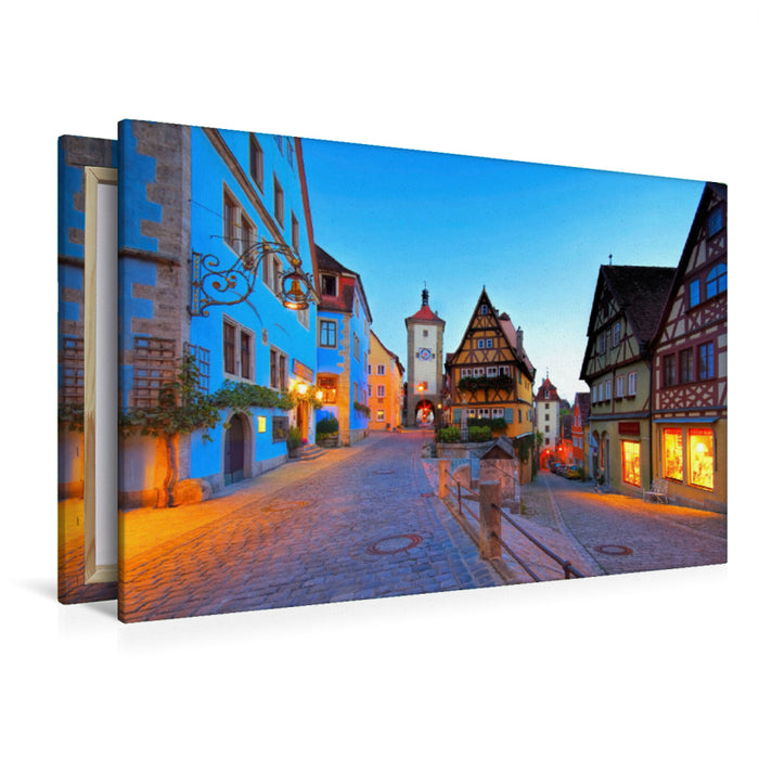 Premium Textil-Leinwand Premium Textil-Leinwand 120 cm x 80 cm quer Rothenburg ob der Tauber