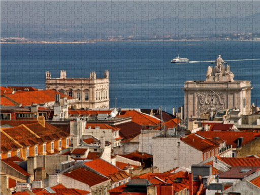 Blick über Lissabon - CALVENDO Foto-Puzzle - calvendoverlag 39.99