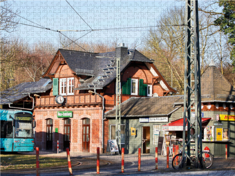 Bahnhof - CALVENDO Foto-Puzzle - calvendoverlag 39.99