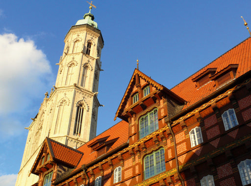Die Alte Waage vor der Andreaskirche in Braunschweig - CALVENDO Foto-Puzzle - calvendoverlag 39.99