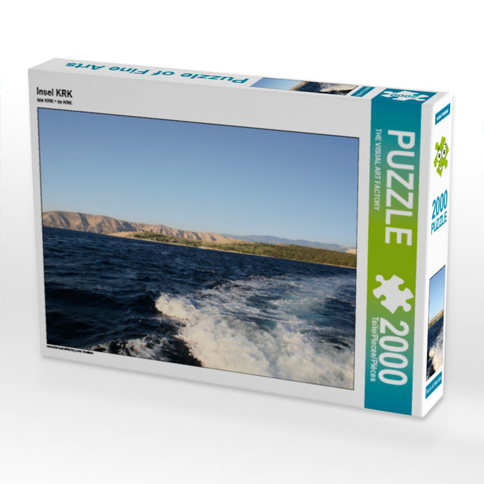 Insel KRK - CALVENDO Foto-Puzzle - calvendoverlag 39.99