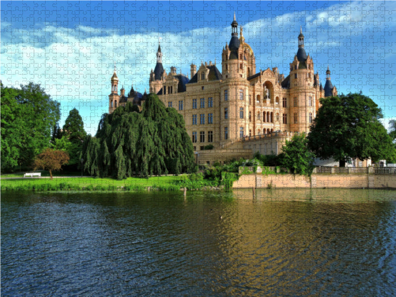 Schloss Schwerin - CALVENDO Foto-Puzzle - calvendoverlag 39.99