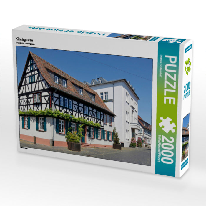 Kirchgasse - CALVENDO Foto-Puzzle - calvendoverlag 39.99