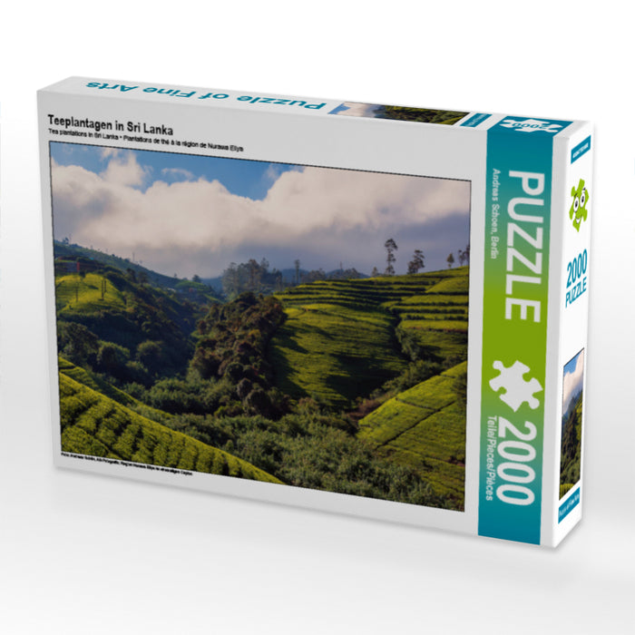 Teeplantagen in Sri Lanka - CALVENDO Foto-Puzzle - calvendoverlag 39.99