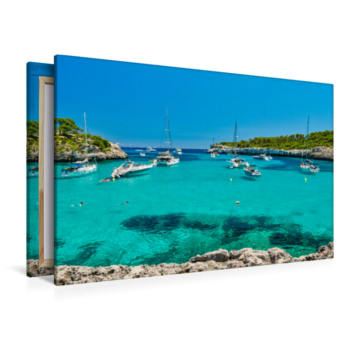 Premium textile canvas Premium textile canvas 120 cm x 80 cm across A motif from the Mallorca calendar - beautiful impressions of the island 