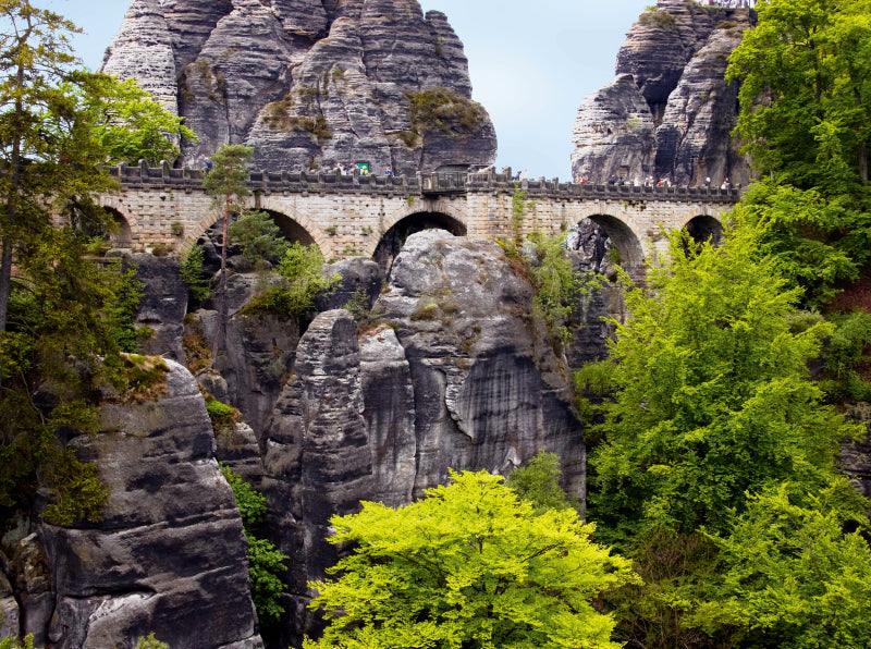 Basteibrücke im Elbsansteingebirge - CALVENDO Foto-Puzzle - calvendoverlag 39.99