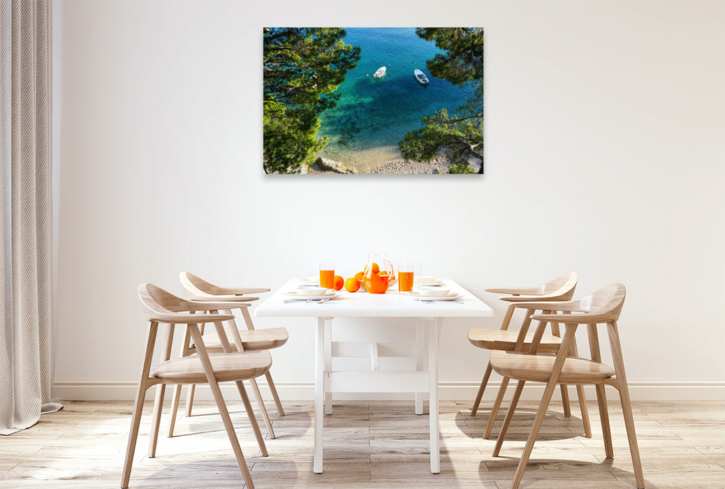 Premium textile canvas Premium textile canvas 120 cm x 80 cm across A motif from the Croatia calendar 