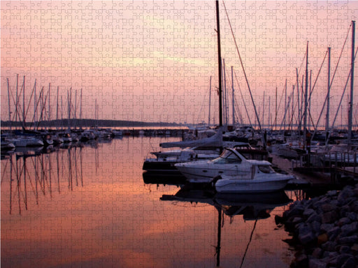 Jachthafen Laboe - CALVENDO Foto-Puzzle - calvendoverlag 39.99