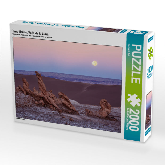 Tres Marias, Valle de la Luna - CALVENDO Foto-Puzzle - calvendoverlag 44.99