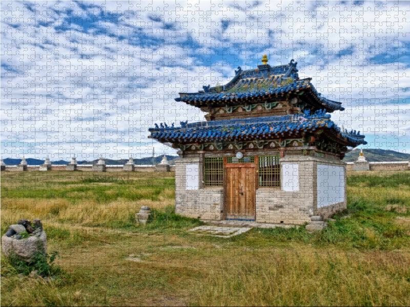 Tempel im Kloster Erdene Dsuu - CALVENDO Foto-Puzzle - calvendoverlag 39.99