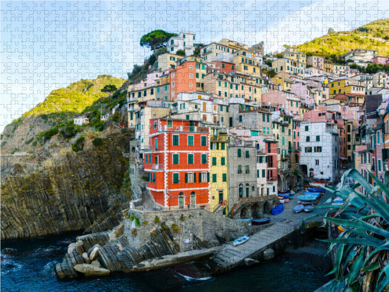 Traumhafte Kulisse von Riomaggiore - CALVENDO Foto-Puzzle - calvendoverlag 29.99