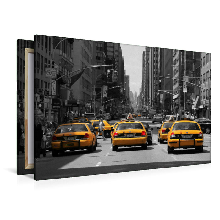 Premium Textil-Leinwand Premium Textil-Leinwand 120 cm x 80 cm quer Ein Motiv aus dem Kalender New York City - Color Glam Edition I