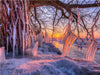 Eiszapfen am Südufer der Müritz nach Wintersturm - CALVENDO Foto-Puzzle - calvendoverlag 44.99