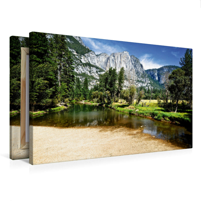 Premium Textil-Leinwand Premium Textil-Leinwand 75 cm x 50 cm quer Yosemite National Park
