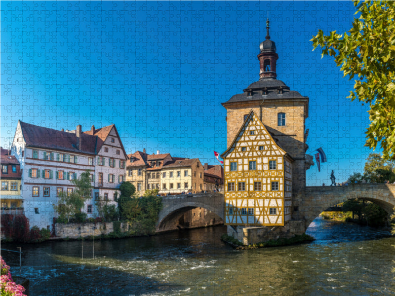 Altes Rathaus in Bamberg, Bayern, Deutschland - CALVENDO Foto-Puzzle - calvendoverlag 29.99