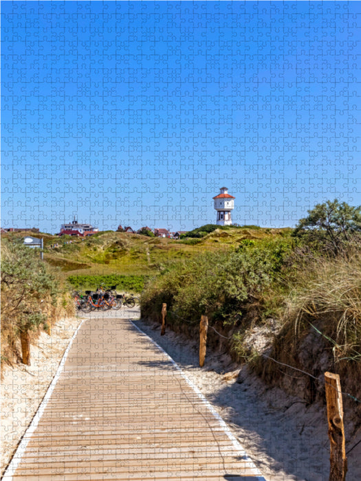 Blick vom Strandweg zum Wasserturm - CALVENDO Foto-Puzzle - calvendoverlag 29.99