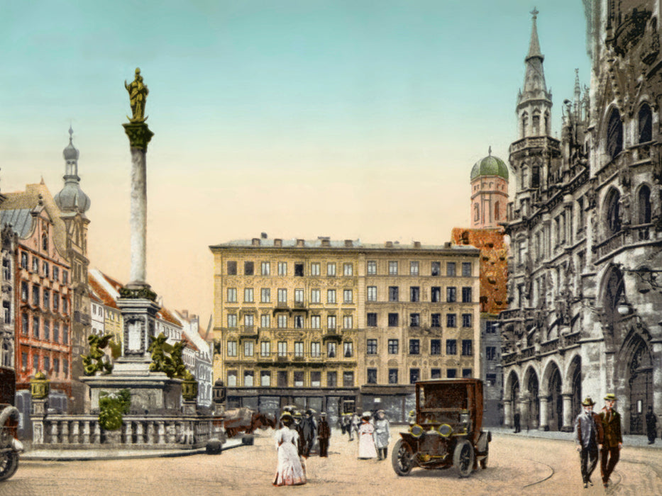 Marienplatz mit Mariensäule - CALVENDO Foto-Puzzle - calvendoverlag 29.99