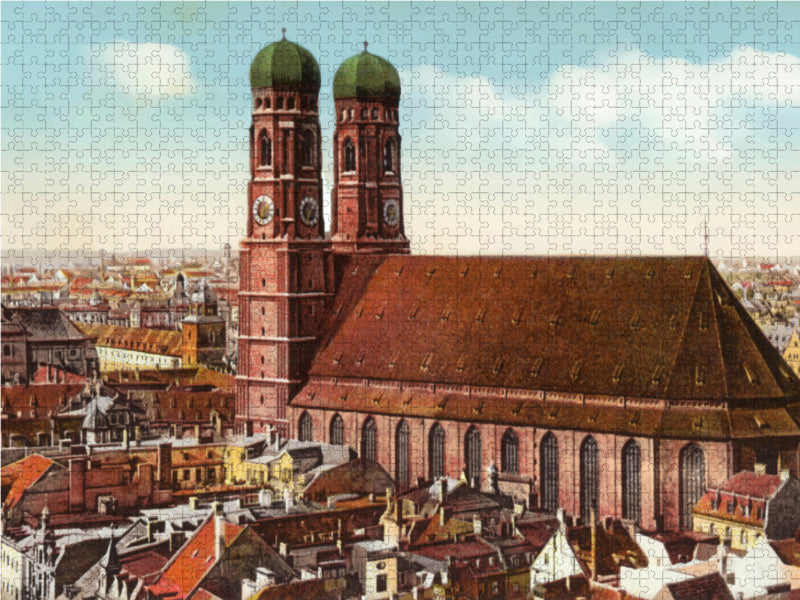 Nordwestansicht der Frauenkirche - CALVENDO Foto-Puzzle - calvendoverlag 29.99