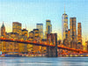 Brooklyn Bridge, East River und Skyline von Downtown Manhattan - CALVENDO Foto-Puzzle - calvendoverlag 29.99