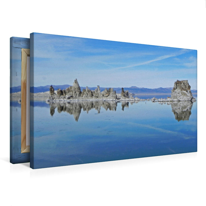 Premium Textil-Leinwand Premium Textil-Leinwand 75 cm x 50 cm quer Die schönsten Tufa Felsen vom Mono Lake in Kalifornien, Amerika