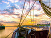 Blick durch ein Boot zum Sonnenaufgang - CALVENDO Foto-Puzzle - calvendoverlag 29.99