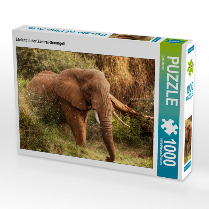 Elefant in der Zentral-Serengeti - CALVENDO Foto-Puzzle - calvendoverlag 29.99