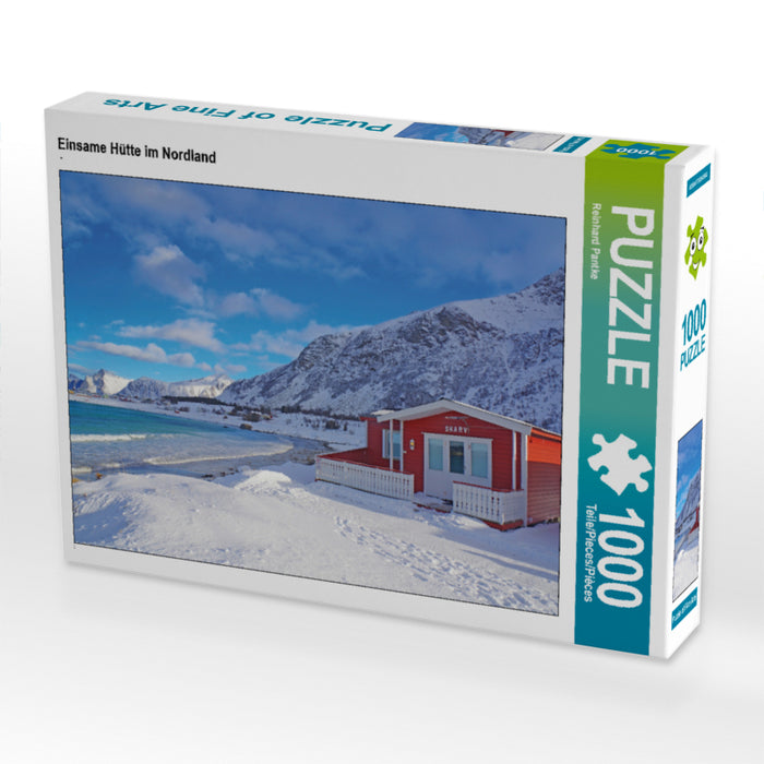 Einsame Hütte im Nordland - CALVENDO Foto-Puzzle - calvendoverlag 29.99