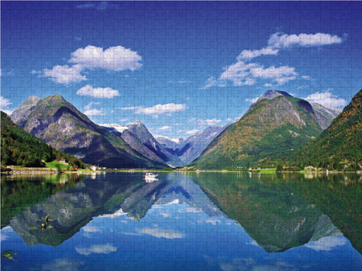 Norwegen - Fjaerlandfjord - CALVENDO Foto-Puzzle - calvendoverlag 29.99