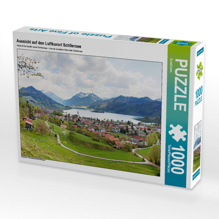 Aussicht auf den Luftkurort Schliersee - CALVENDO Foto-Puzzle - calvendoverlag 29.99