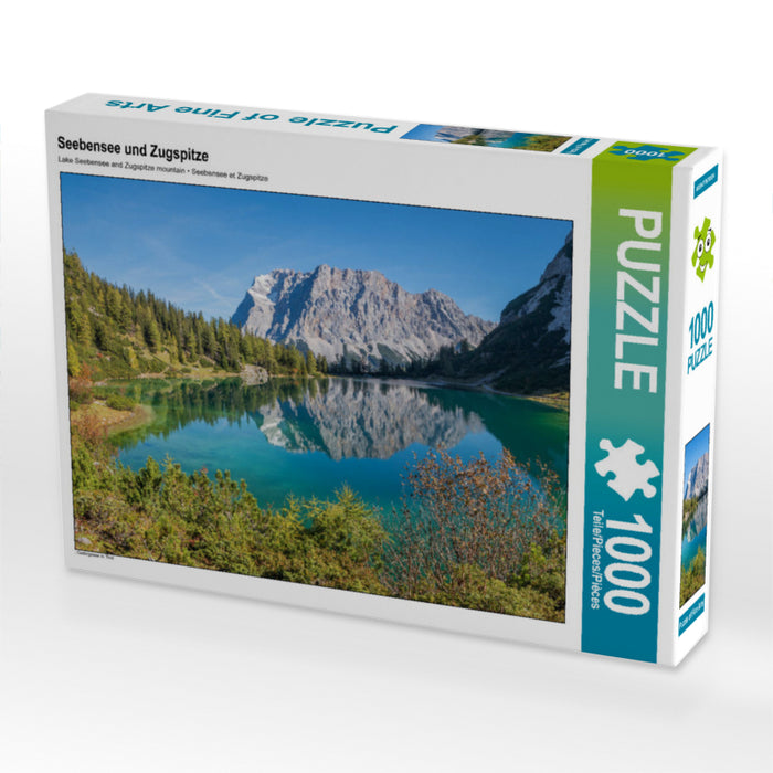 Seebensee and Zugspitze - CALVENDO photo puzzle 