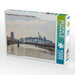 Die Deutschherrnbrücke vor der Frankfurter Skyline - CALVENDO Foto-Puzzle - calvendoverlag 29.99