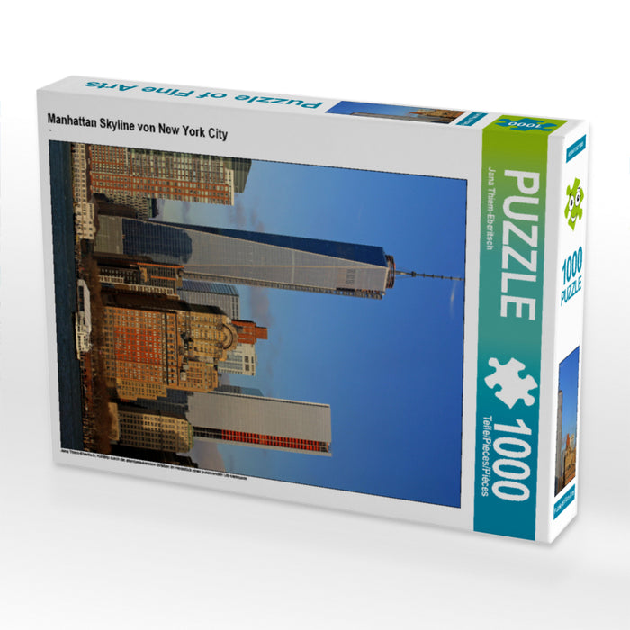 Manhattan Skyline von New York City - CALVENDO Foto-Puzzle - calvendoverlag 29.99