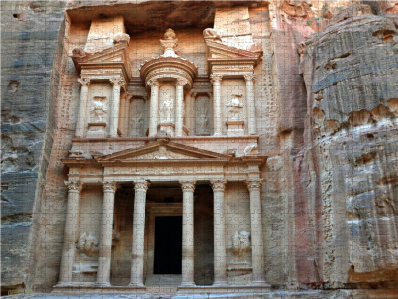 Das Schatzhaus El Khazneh in Petra - CALVENDO Foto-Puzzle - calvendoverlag 29.99