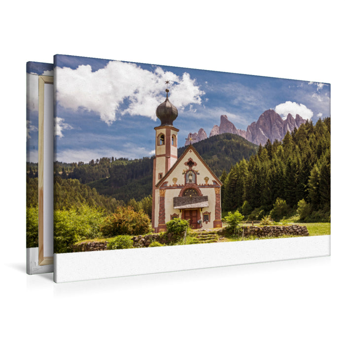 Premium Textil-Leinwand Premium Textil-Leinwand 120 cm x 80 cm quer Ein Motiv aus dem Kalender Südtirol - Land der Berge und Seen