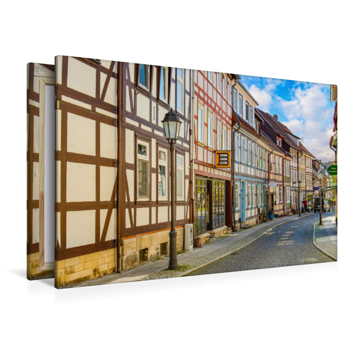 Premium textile canvas Premium textile canvas 120 cm x 80 cm landscape A motif from the Bad Gandersheim Impressions calendar 