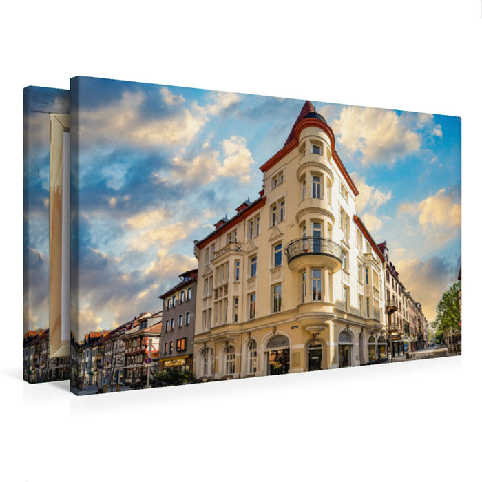 Premium Textil-Leinwand Premium Textil-Leinwand 75 cm x 50 cm quer Ein Motiv aus dem Kalender Göttingen Impressionen