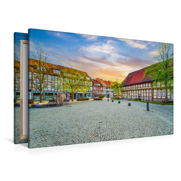 Premium textile canvas Premium textile canvas 120 cm x 80 cm across A motif from the Northeim Impressions calendar 