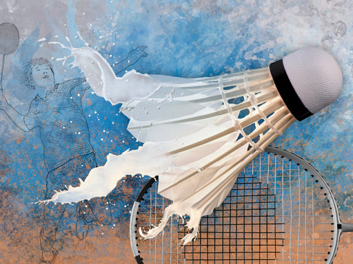 SPORT trifft SPLASH - Badminton - CALVENDO Foto-Puzzle - calvendoverlag 29.99