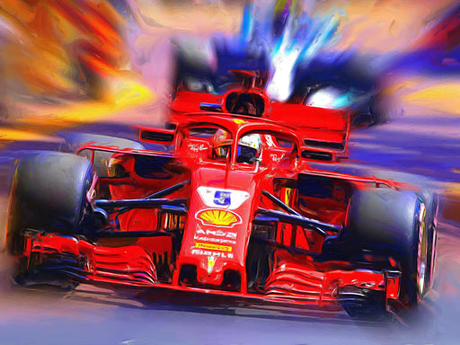 Vettel ist nach dem Kerpener Michael Schumacher der erfolgreichste deutsche Formel-1-Rennfahrer. - CALVENDO Foto-Puzzle - calvendoverlag 29.99