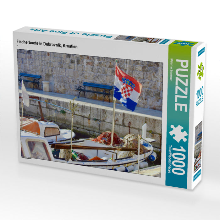 Fischerboote in Dubrovnik, Kroatien - CALVENDO Foto-Puzzle - calvendoverlag 29.99