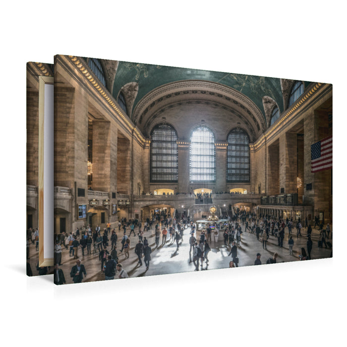 Premium Textil-Leinwand Premium Textil-Leinwand 120 cm x 80 cm quer Ein Motiv aus dem Kalender New York – Von Brooklyn zur Grand Central Station
