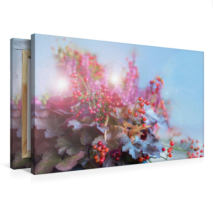 Premium Textil-Leinwand Premium Textil-Leinwand 75 cm x 50 cm quer Ein Motiv aus dem Kalender Blumen