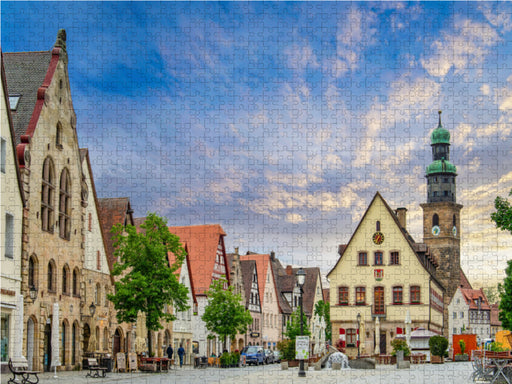 Marktplatz in Richtung Altes Rathaus - CALVENDO Foto-Puzzle - calvendoverlag 29.99