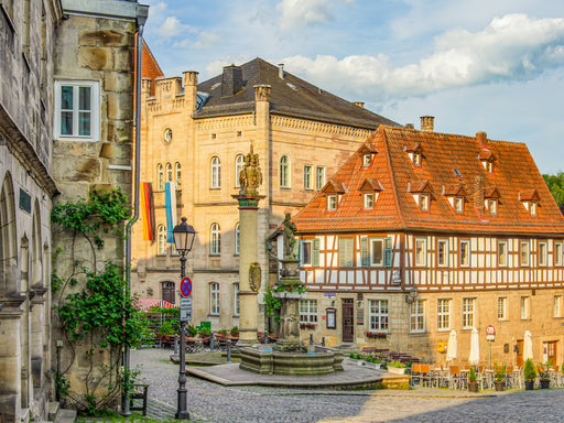 Blick aud den Melchior Otto Platz - CALVENDO Foto-Puzzle - calvendoverlag 29.99