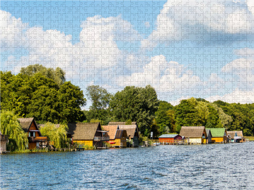 Bootshäuser an der Mecklenburgischen Seenplatte - CALVENDO Foto-Puzzle - calvendoverlag 29.99