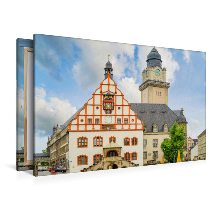 Premium Textil-Leinwand Premium Textil-Leinwand 120 cm x 80 cm quer Ein Motiv aus dem Kalender Plauen Impressionen